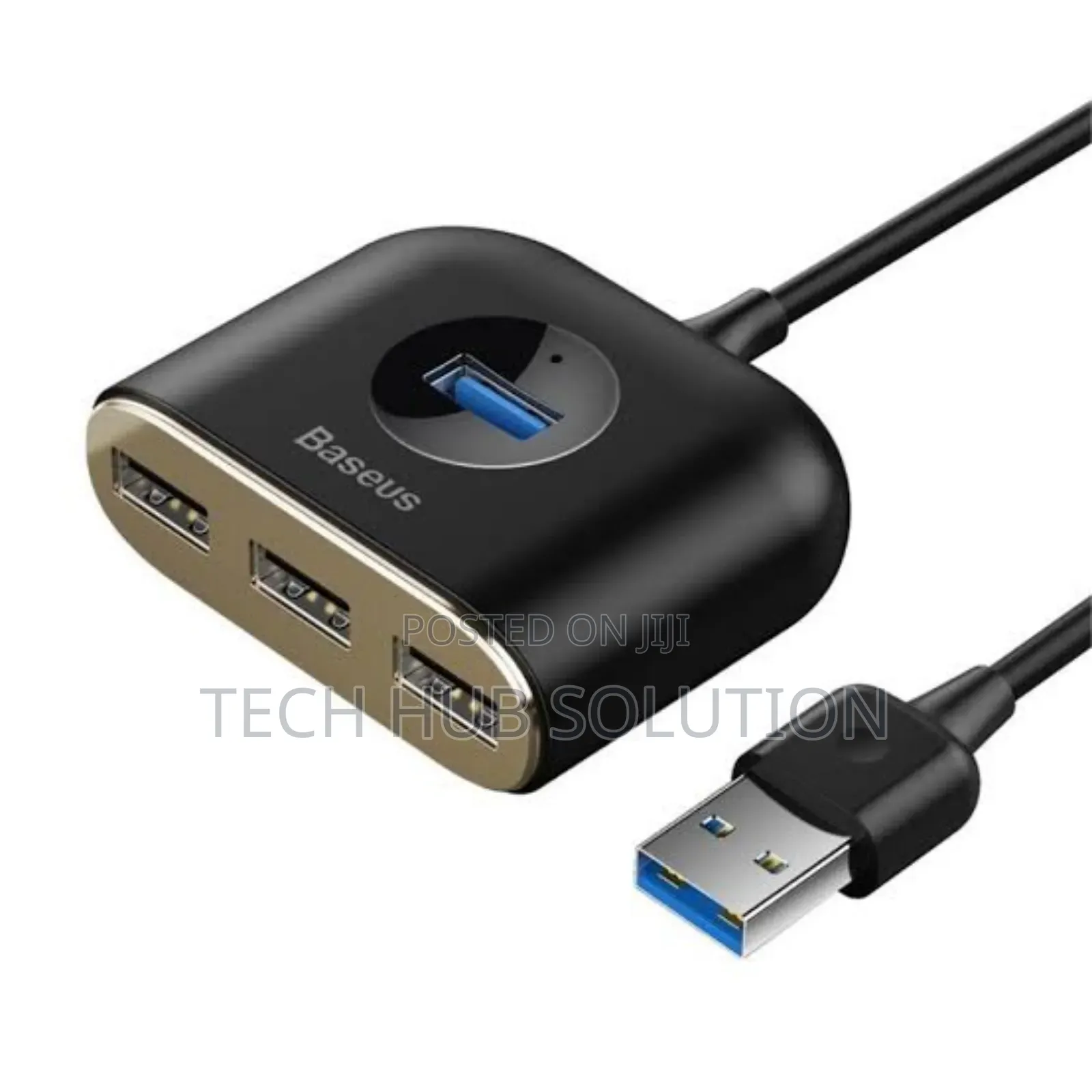 Baseus 4 in 1 USB Hub 1M Black