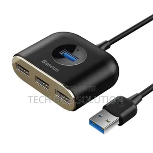 Baseus 4 in 1 USB Hub 1M Black