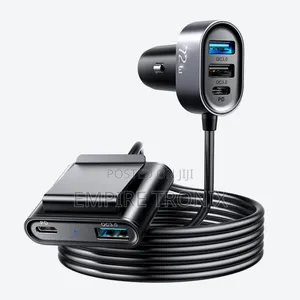 JR-CL05 5 Multi-Port (2 PD + 3 QC3.0) Fast Car Charger