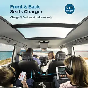 JR-CL05 5 Multi-Port (2 PD + 3 QC3.0) Fast Car Charger