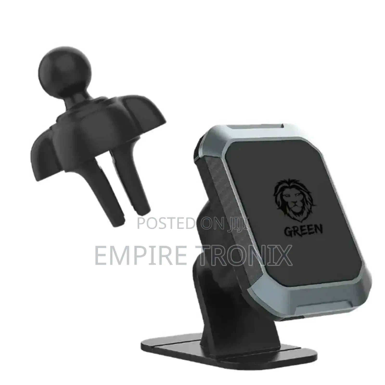 Green Lion 2 In 1 Magnetic Car Phone Holder