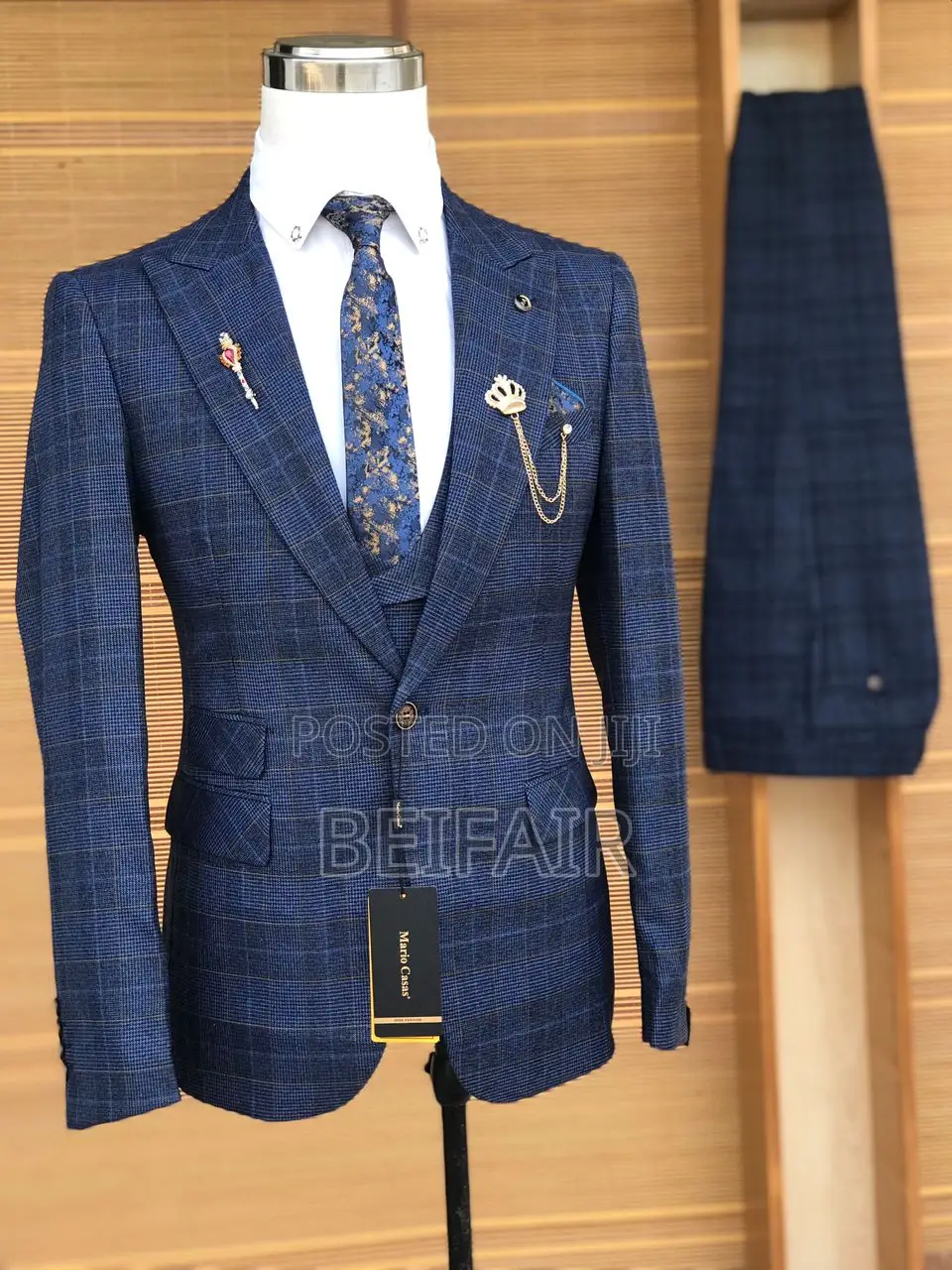 Suti Za Kiume | Men's Suits | Draft | Blue