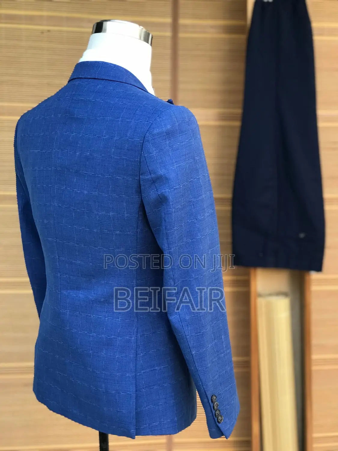 Men's Elegant Blue Suit | Suti Za Kiume