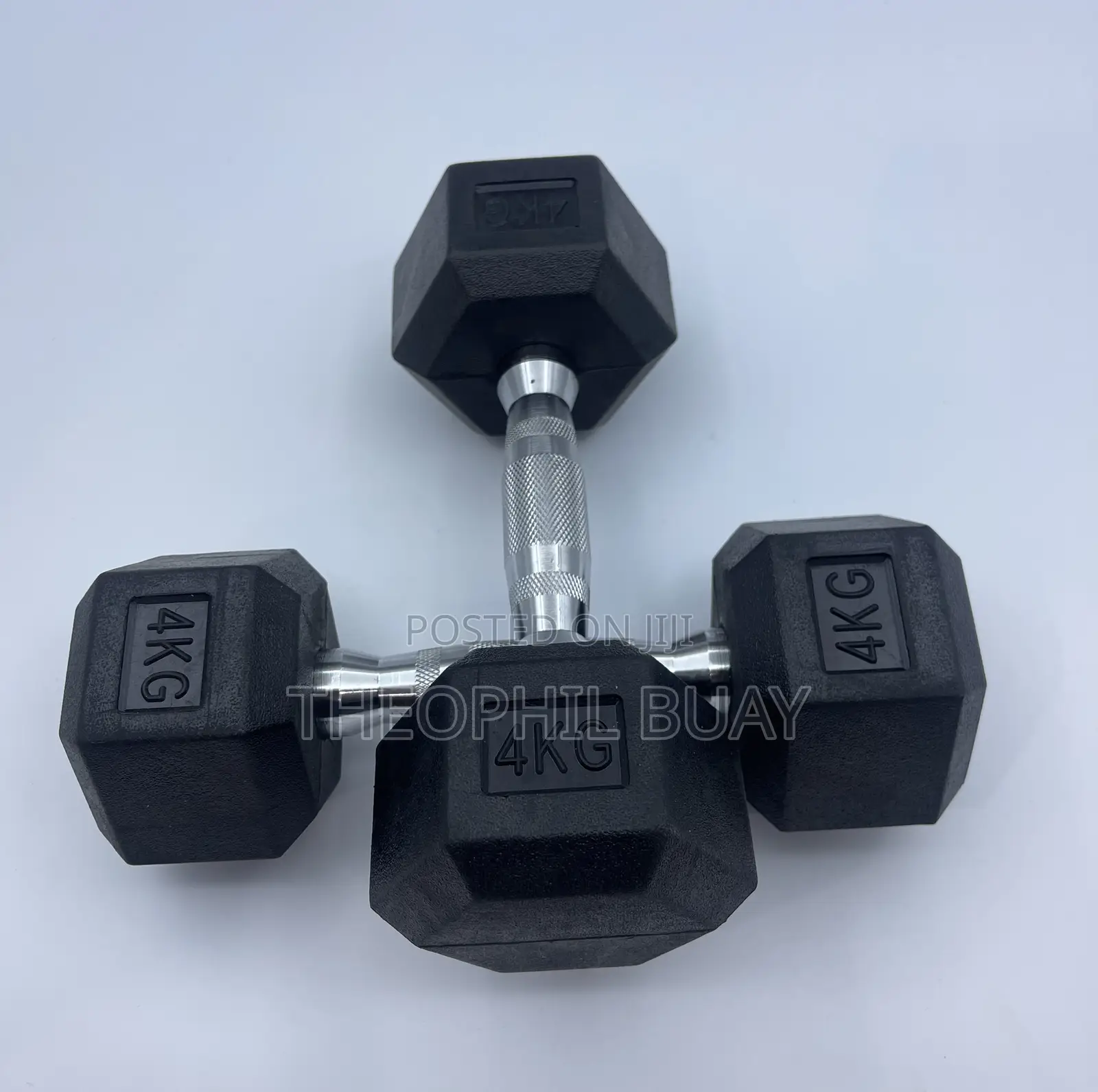 4kgs Pair of Supper Quality Hex Dumbells