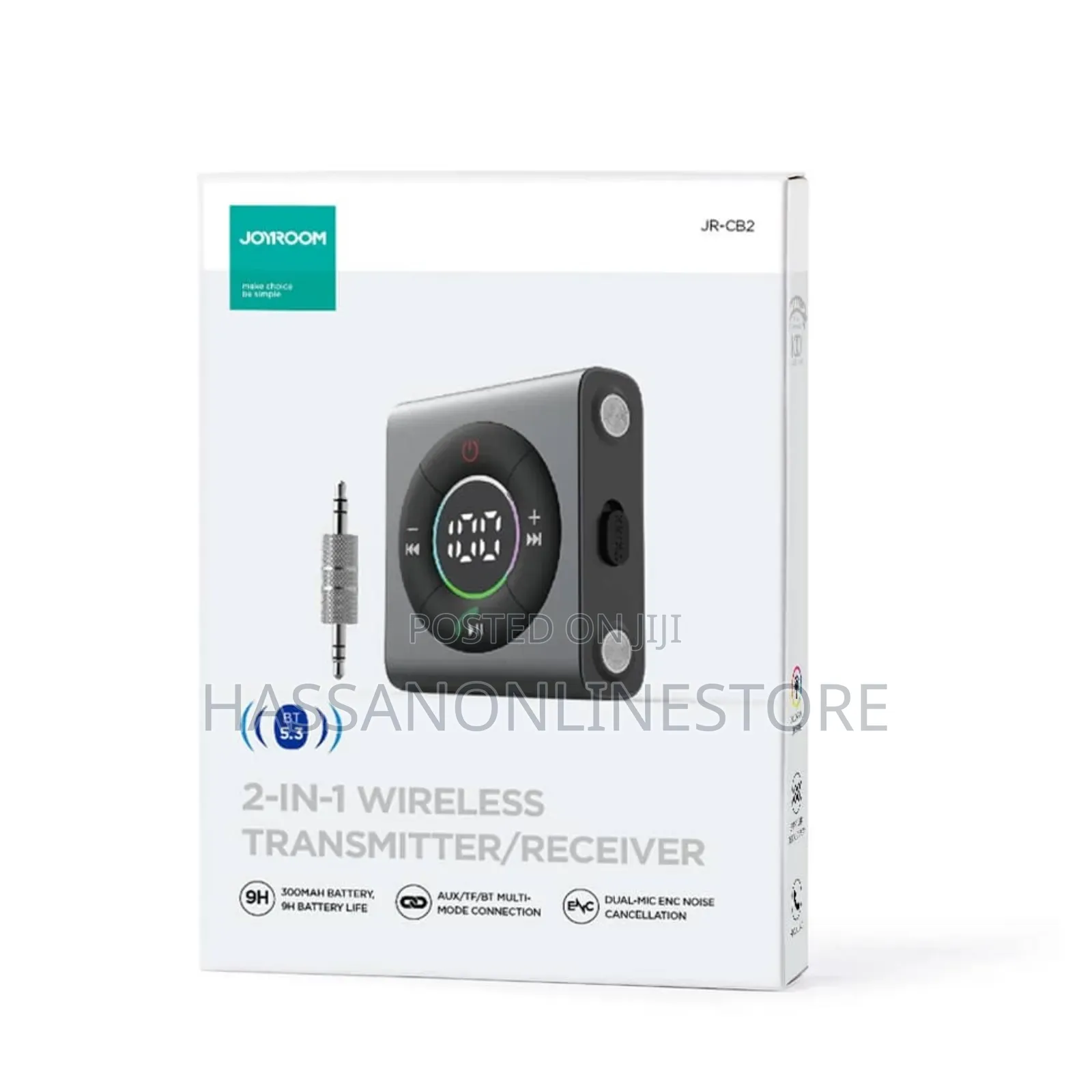 Joyroom CB2 2in1 Bluetooth Wireless Transmitter and Receiver