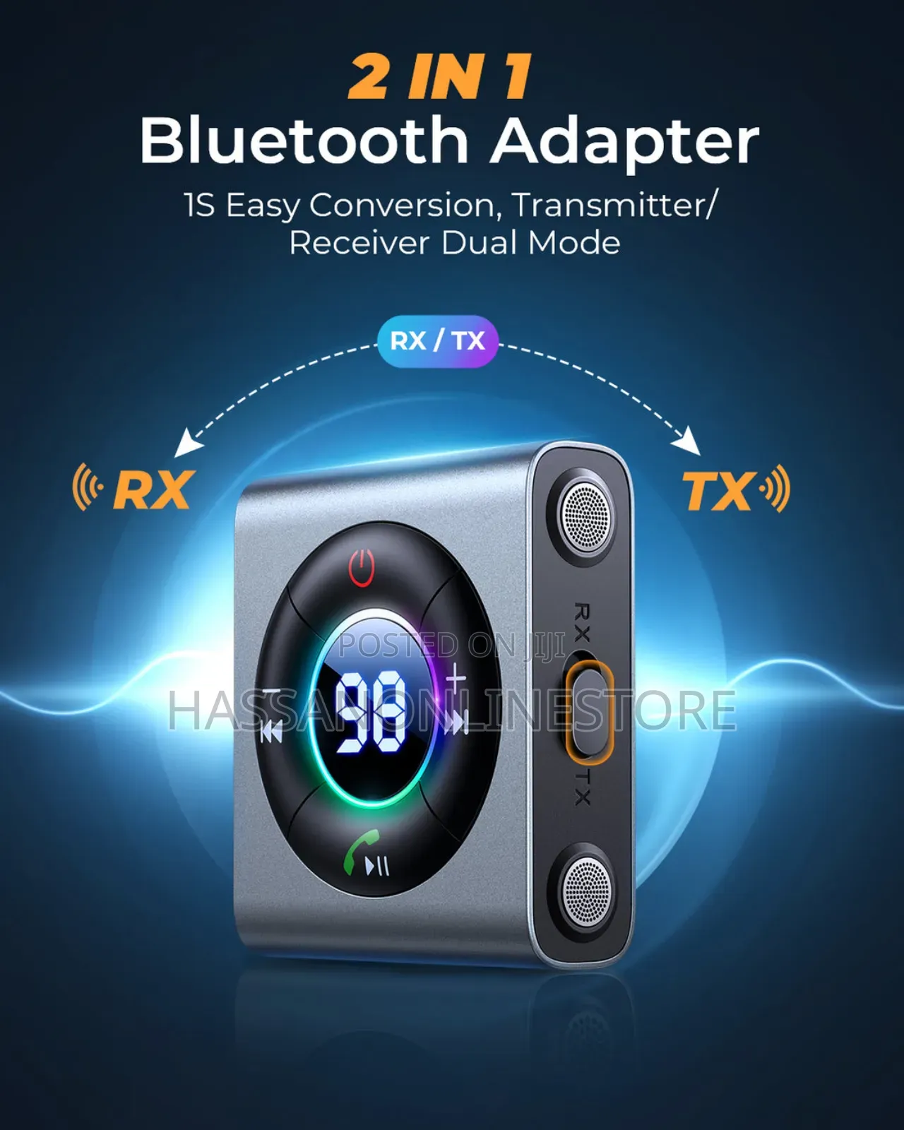 Joyroom CB2 2in1 Bluetooth Wireless Transmitter and Receiver