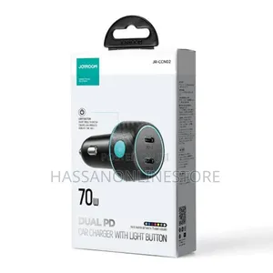 Joyroom JR-CCD02 70W Dualport Digital Display Car Charger