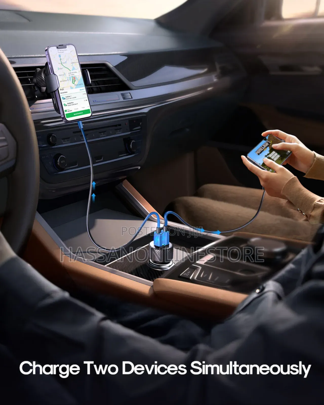 Joyroom JR-CCD02 70W Dualport Digital Display Car Charger