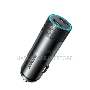 Joyroom JR-CL13 50W Dual-Port PD Car Charger-Gray