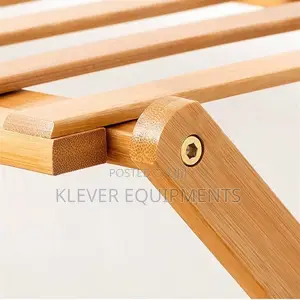 Portable Folding Multi-Layer Bamboo Shoe Rack