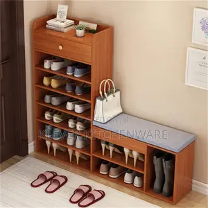 Photo - Multi-layer Bamboo Shoe Rack