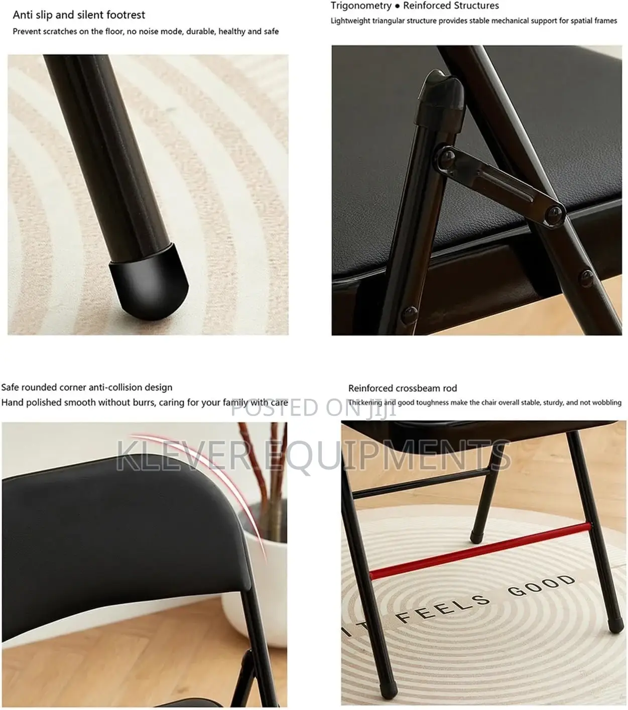 Folding Leather Chair