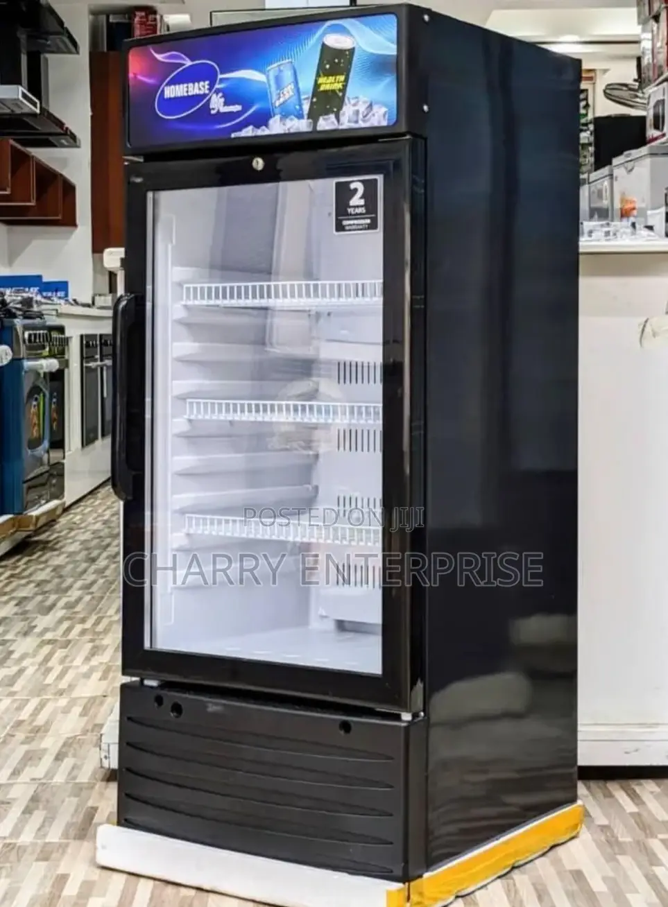 Homebase Hb170 Showcase Fridge Beverage Cooler 170l Business Home