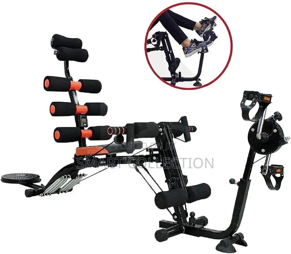 Six Pack Complete Home Gym With Bicycle Twister