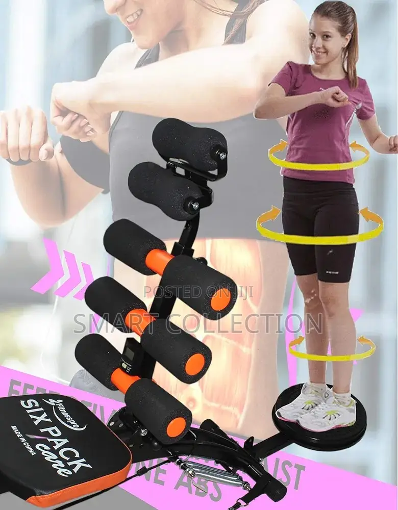 Six Pack Complete Home Gym With Bicycle Twister