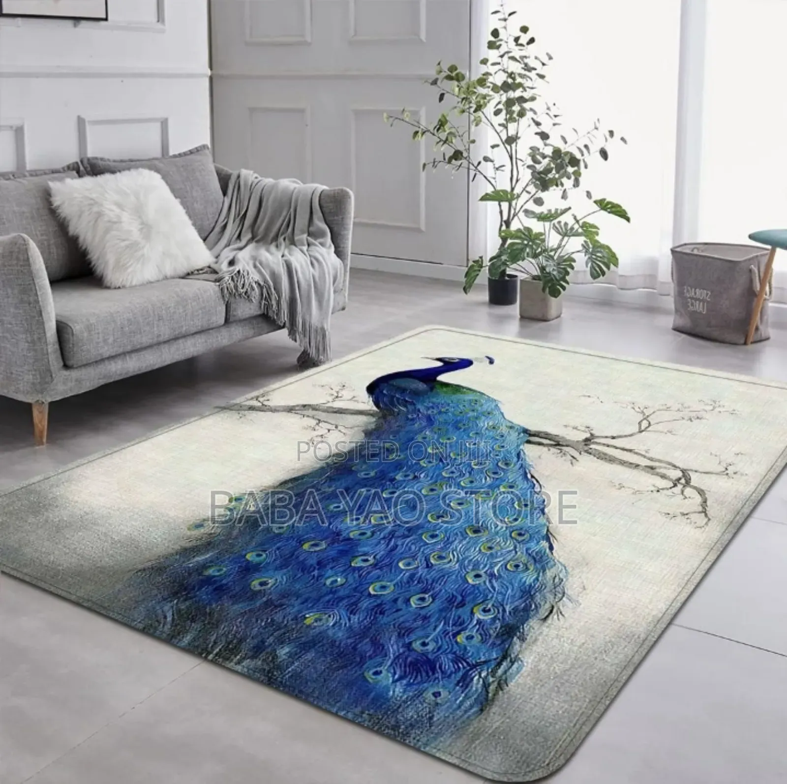 3D Velvety Carpet of 2024/Ft 7*8/Home Office Uses