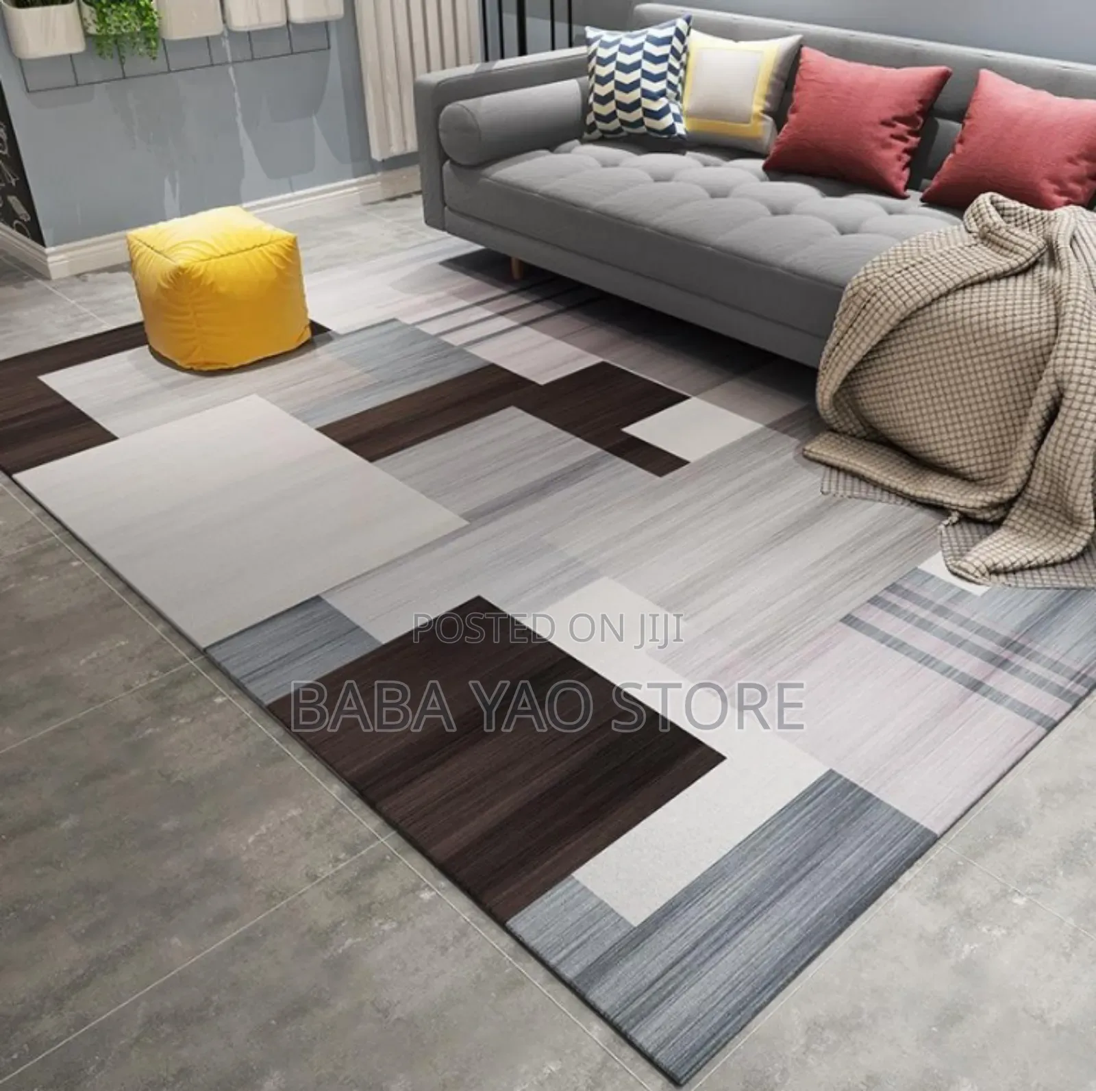3D Velvety Carpet of 2024/Ft 7*8/Home Office Uses