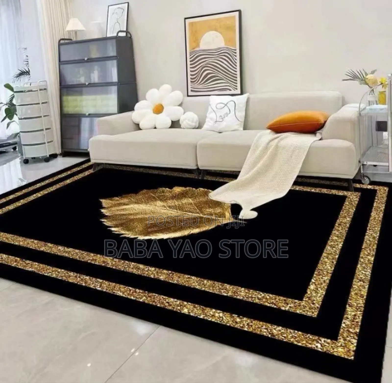 3D Velvety Carpet of 2024/Ft 7*8/Home Office Uses