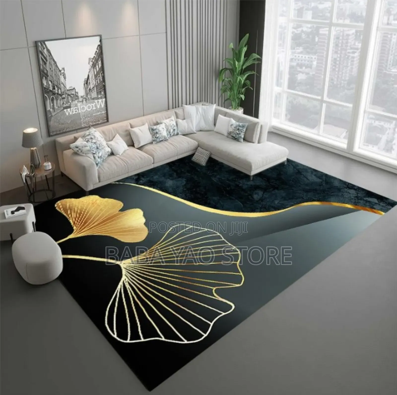 3D Velvety Carpet of 2024/Ft 7*8/Home Office Uses