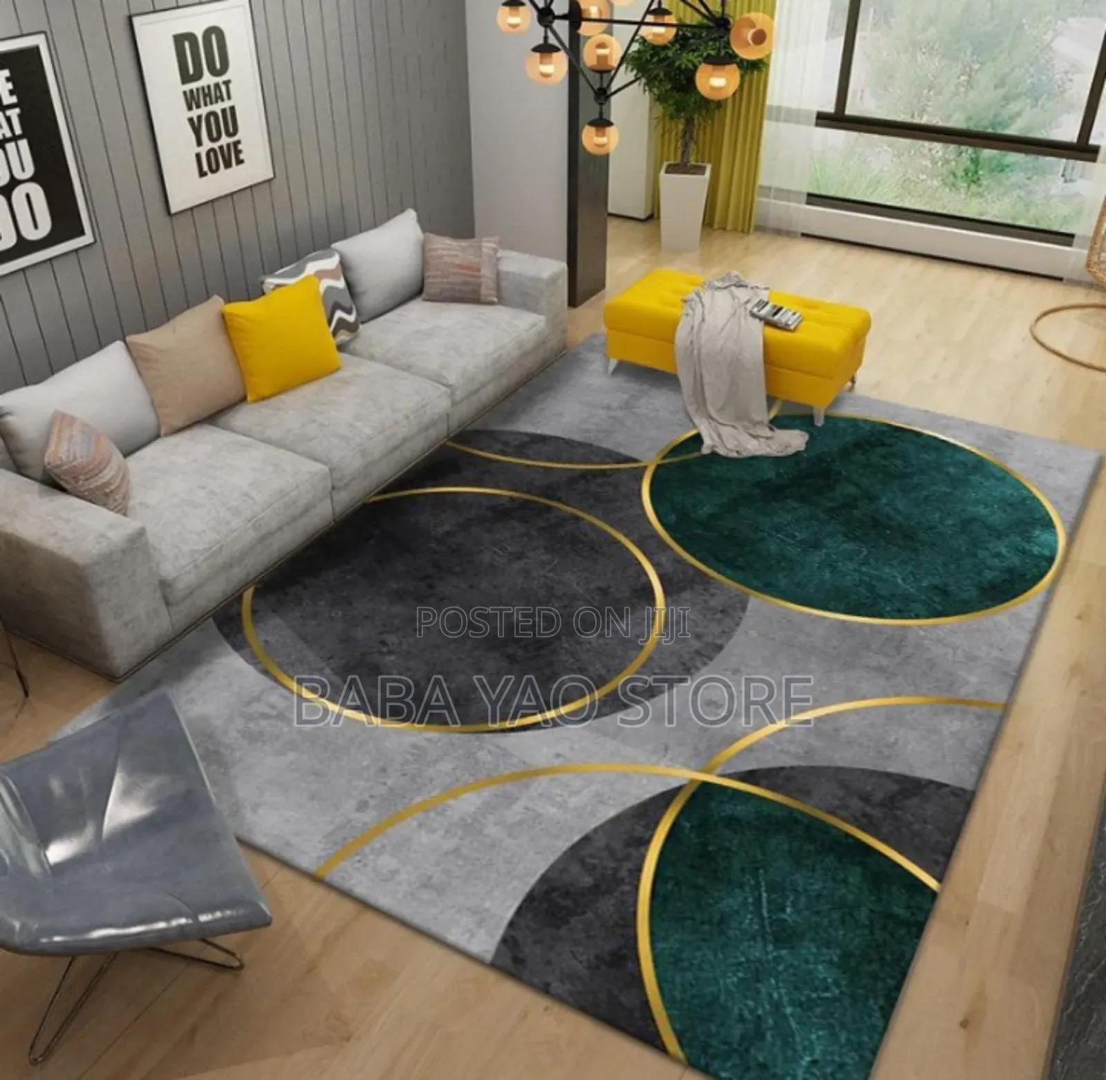 3D Velvety Carpet of 2024/Ft 7*8/Home Office Uses