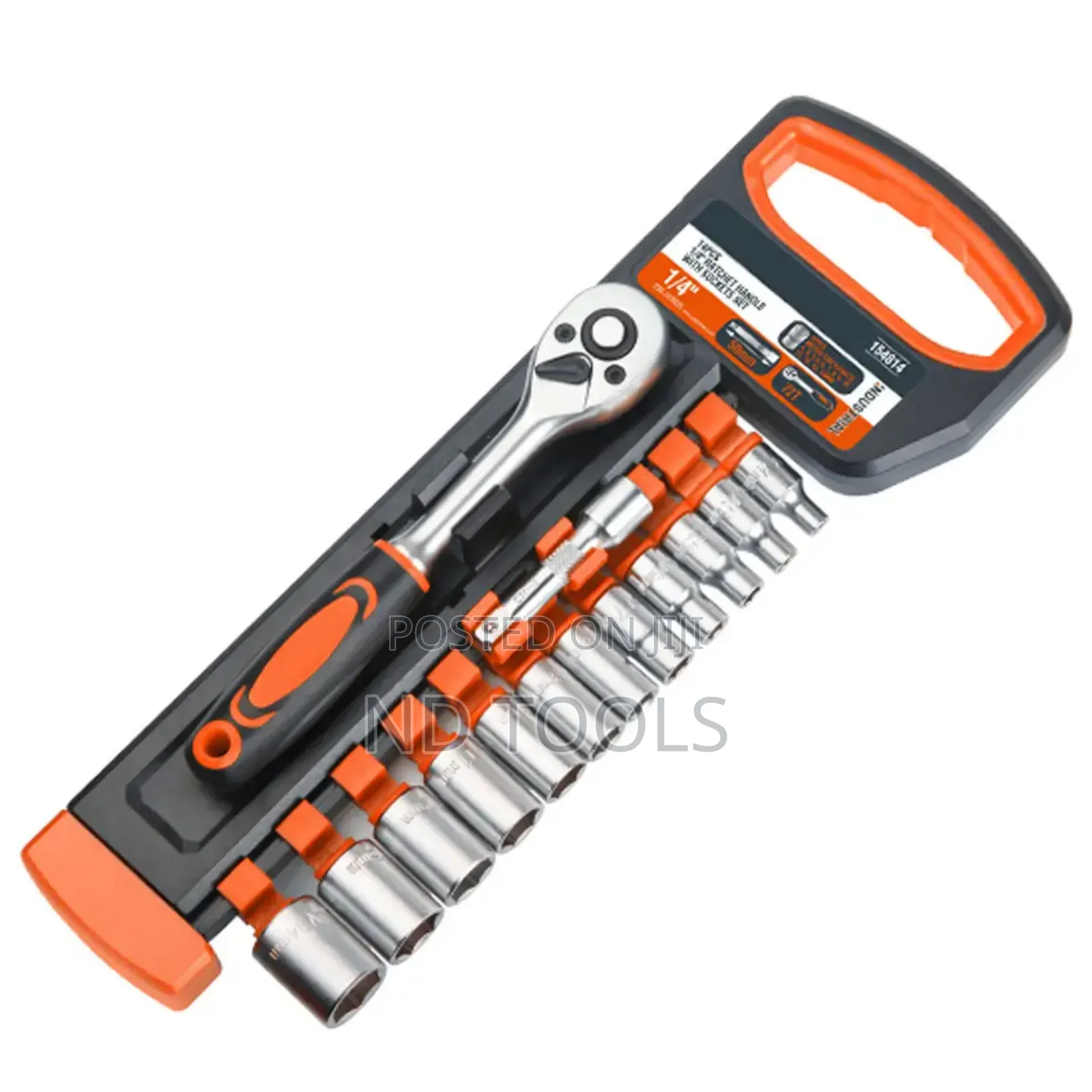 Socket And Handle Set 3/8