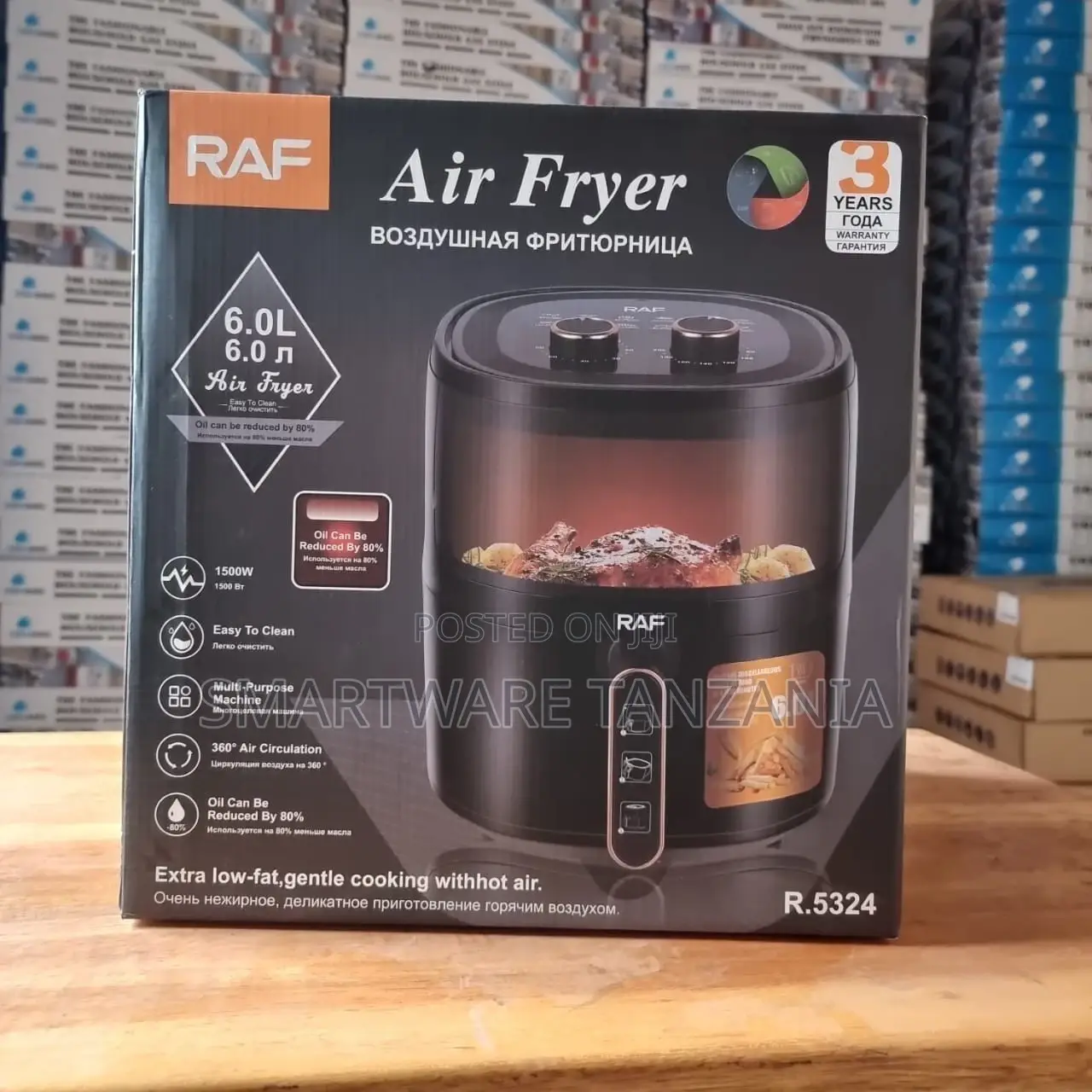 Raf 1500W 6.0L R.5325 Air Fryer