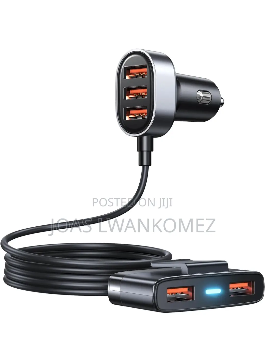 Car Charger With Extension to Back Passenger.