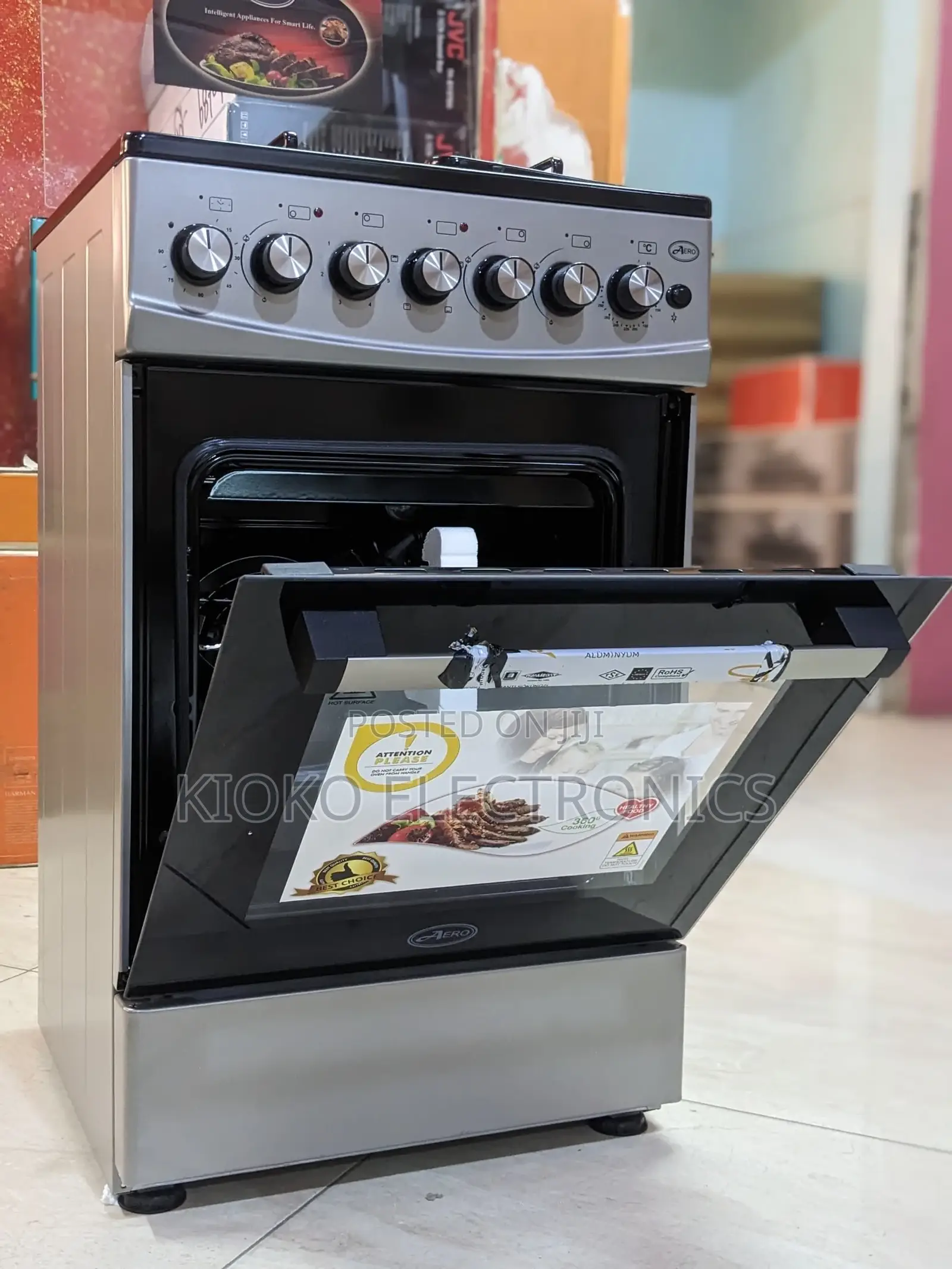 50*50 Aero Free Standing Gas Cookers Made in Turkey