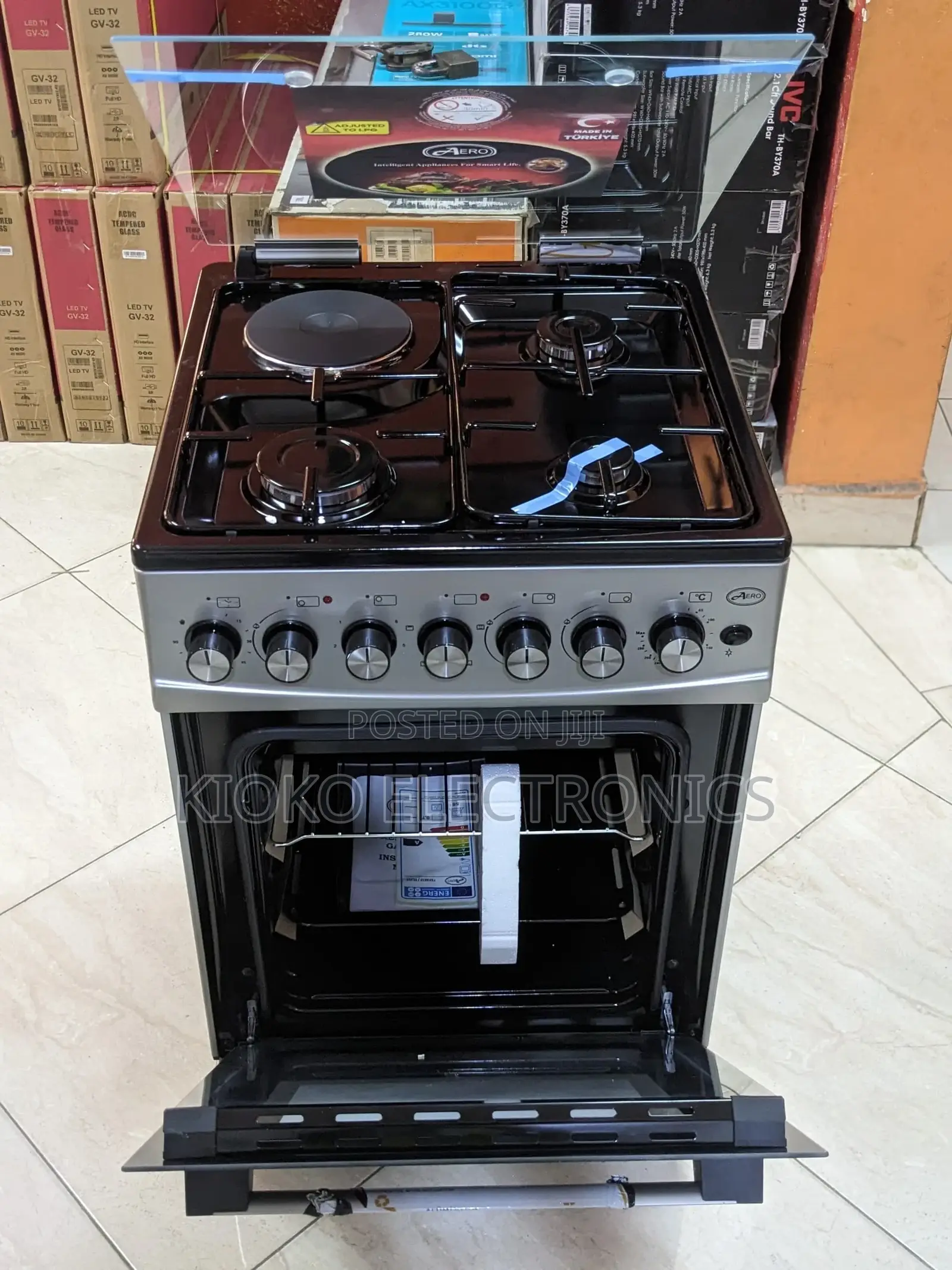 50*50 Aero Free Standing Gas Cookers Made in Turkey