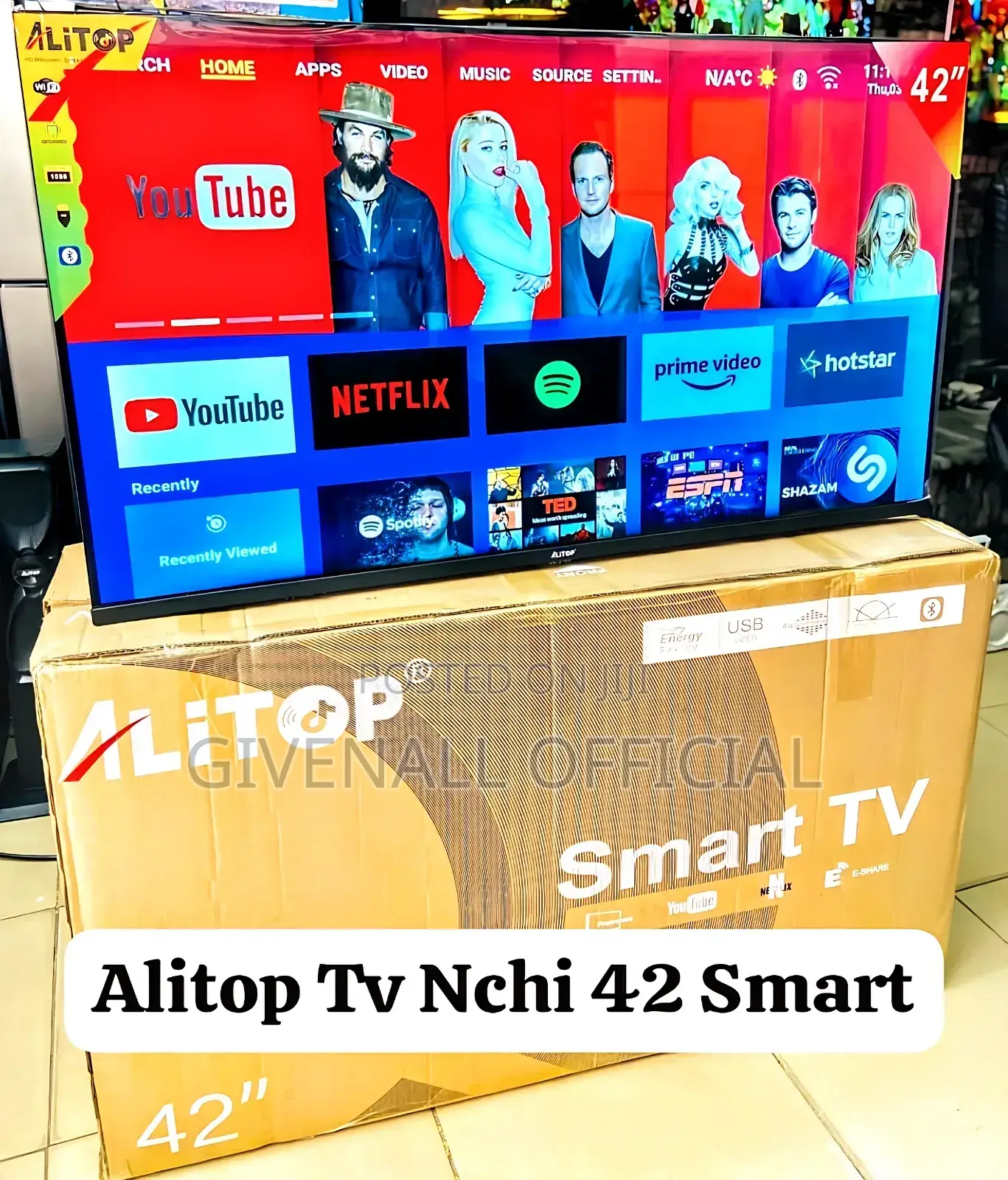 Ofa Ofa = Alitop Tv Nchi 42 Smart Warranty Mwaka Imara Hd