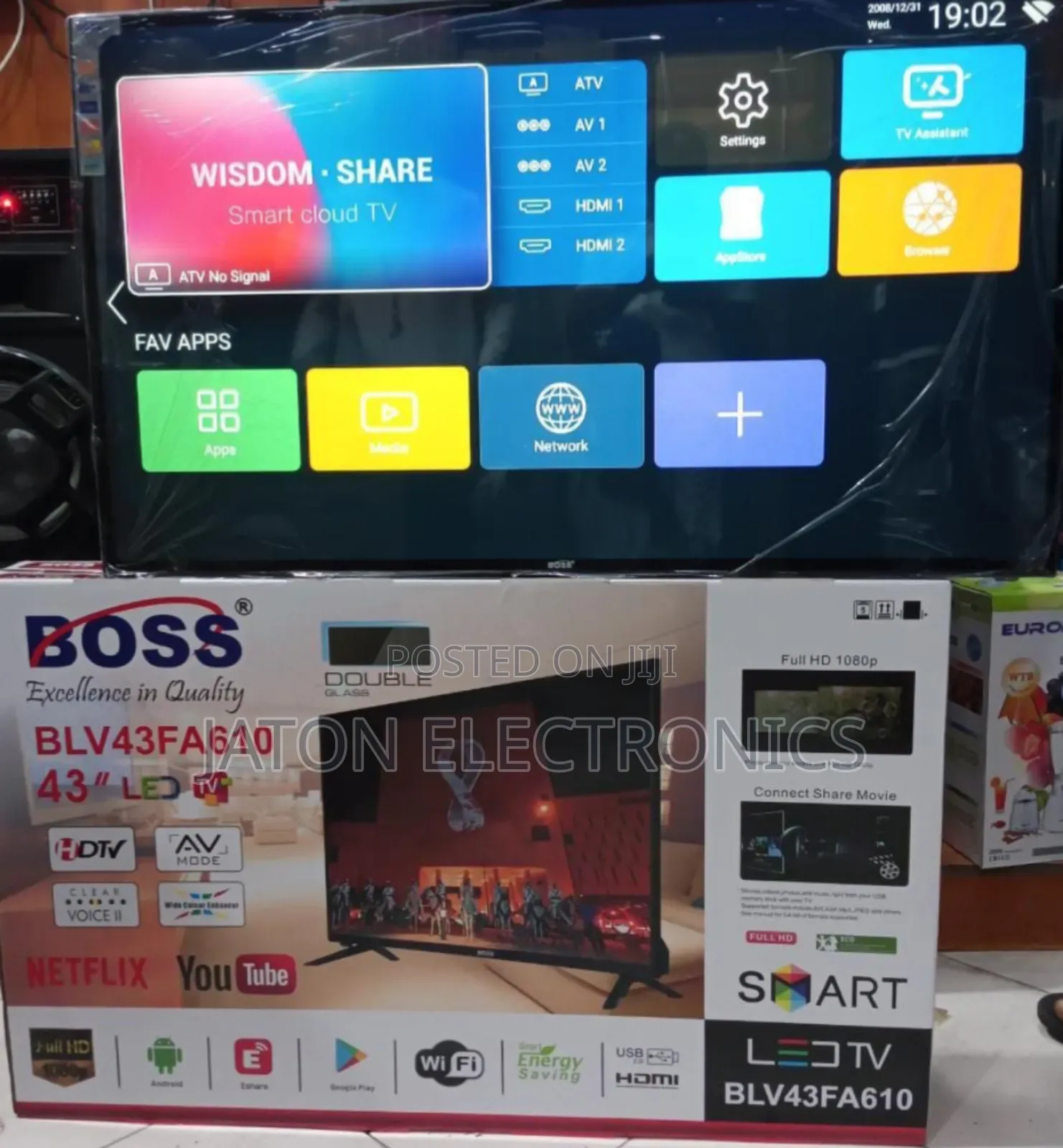 BOSS 43 Inches Smart Tv