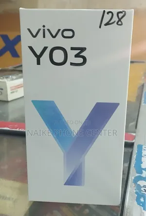 New Vivo Y03 128 GB Black