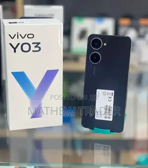New Vivo Y03 64 GB Black