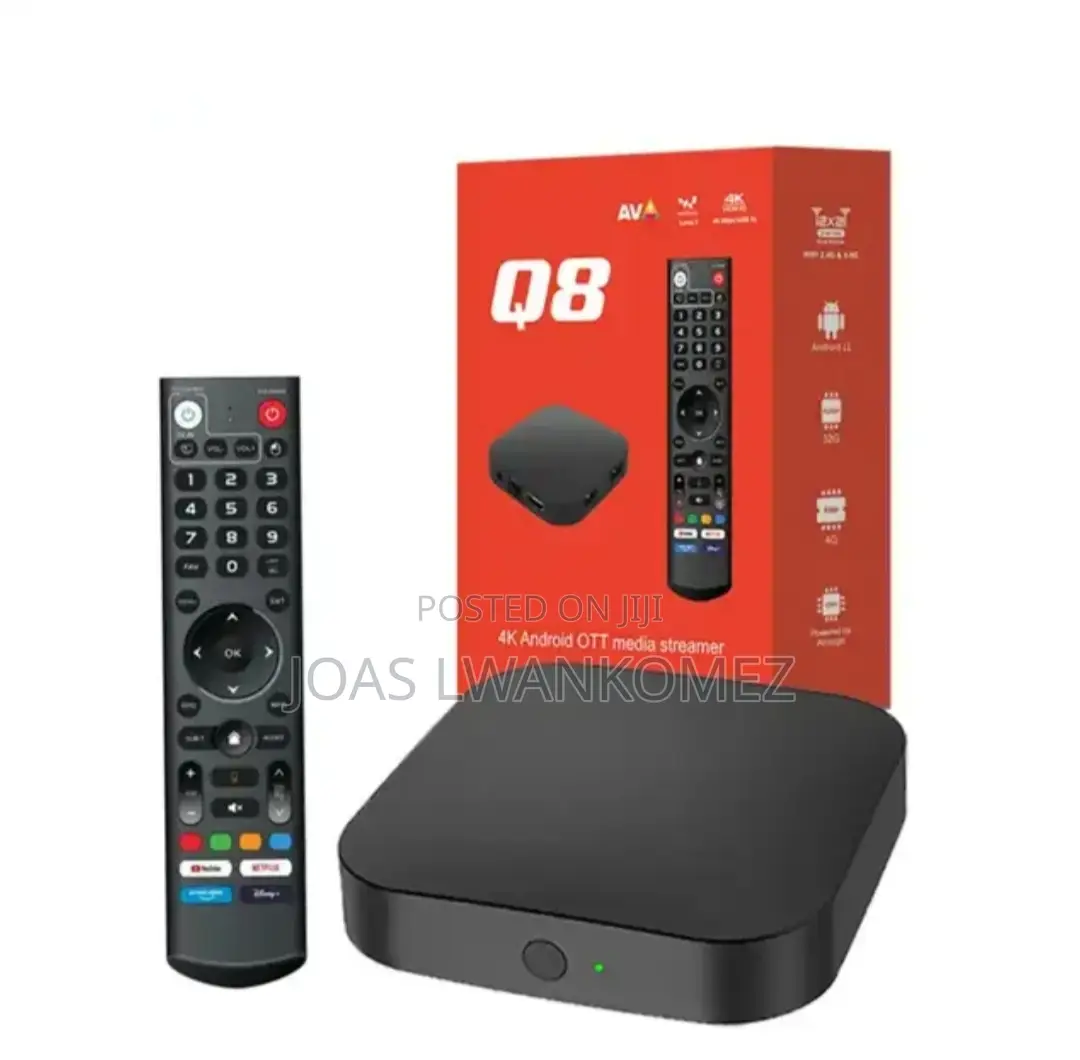 Q8 Android Tv Box(4RAM,32GB STORAGE).