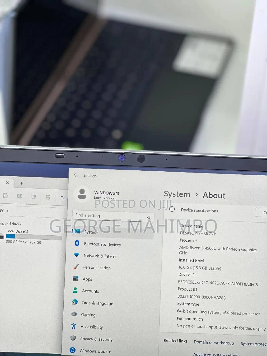 New Laptop HP ProBook 6360B 18GB AMD Ryzen 5 HDD+SSD 256GB