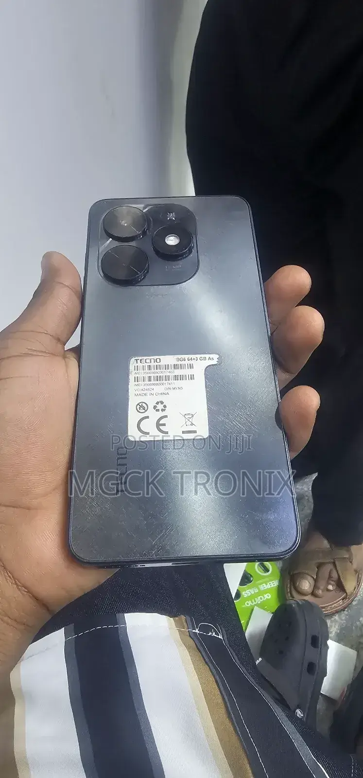 Tecno Pop 8 64 GB Black