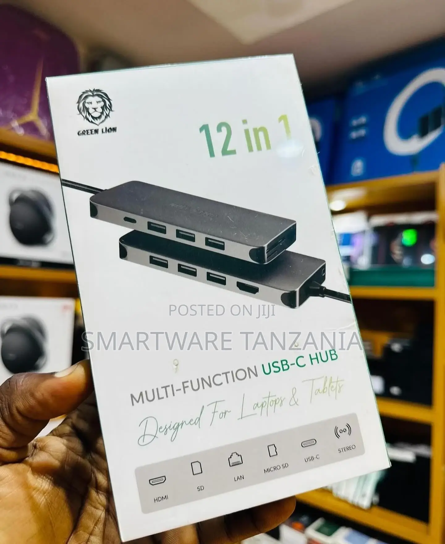 12 In 1 USB-C Hub - Gray