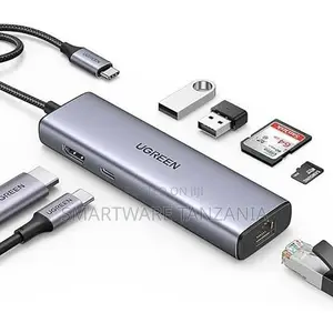Ugreen 7-in-1 USB C Hub At 60hz Type C HDMI Dongle Adapter