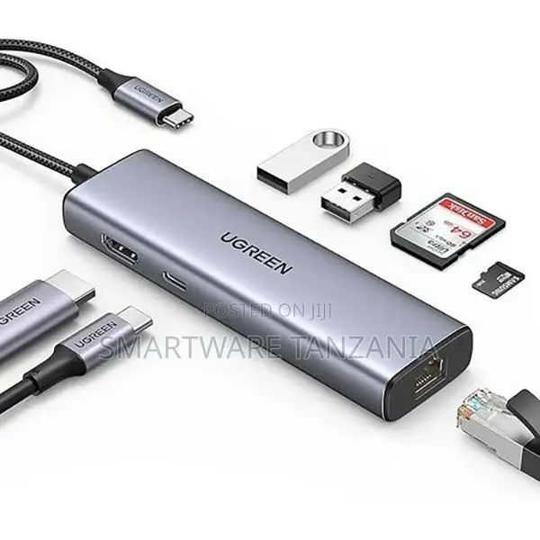 Ugreen 7-in-1 USB C Hub At 60hz Type C HDMI Dongle Adapter