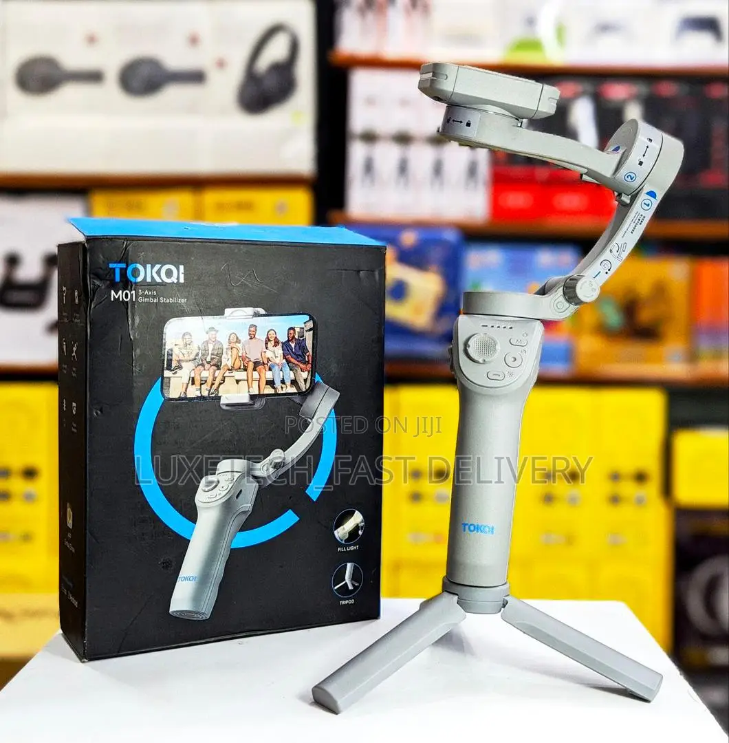 Tokqi M01 Handheld 3-Axis Gimbal Phone Holder Record Tripods