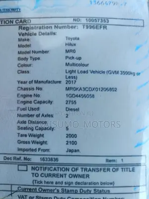 Toyota Hilux 2017 Gray