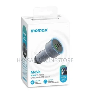 Momax Move | 3-Port Car Charger (100W)