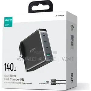 Joyroom TCG05UK 140w Gan Ultra Fast Charger Kit With 240w