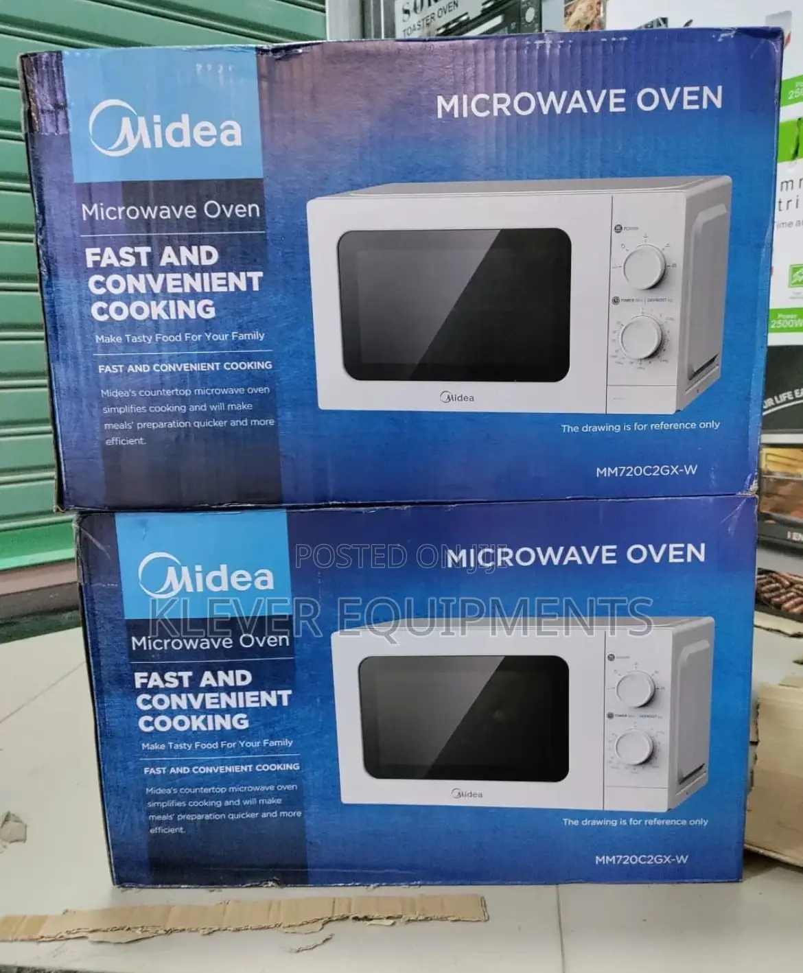 Midea 20litres Solo Microwave. Model: MM720C2GX-W