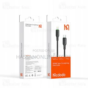 McDodo Cable USB-C to Lightning CA-4761 With LED Light 1.2m