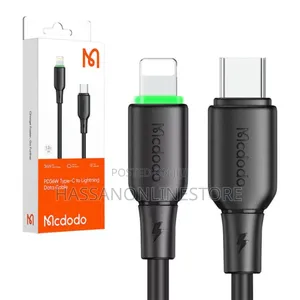 McDodo Cable USB-C to Lightning CA-4761 With LED Light 1.2m
