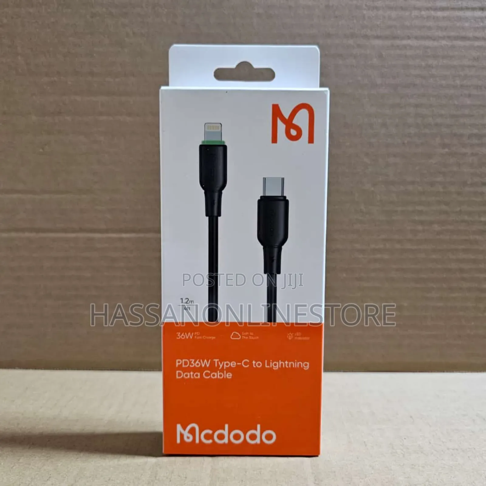 McDodo Cable USB-C to Lightning CA-4761 With LED Light 1.2m