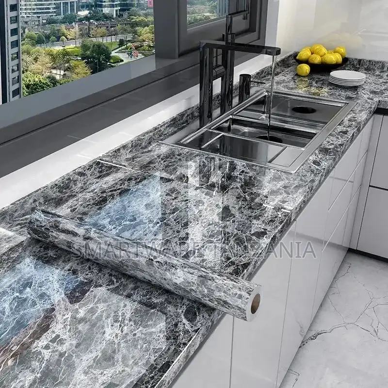 Peel and Stick Marble Wallpaper Removable Waterproof Vinyl