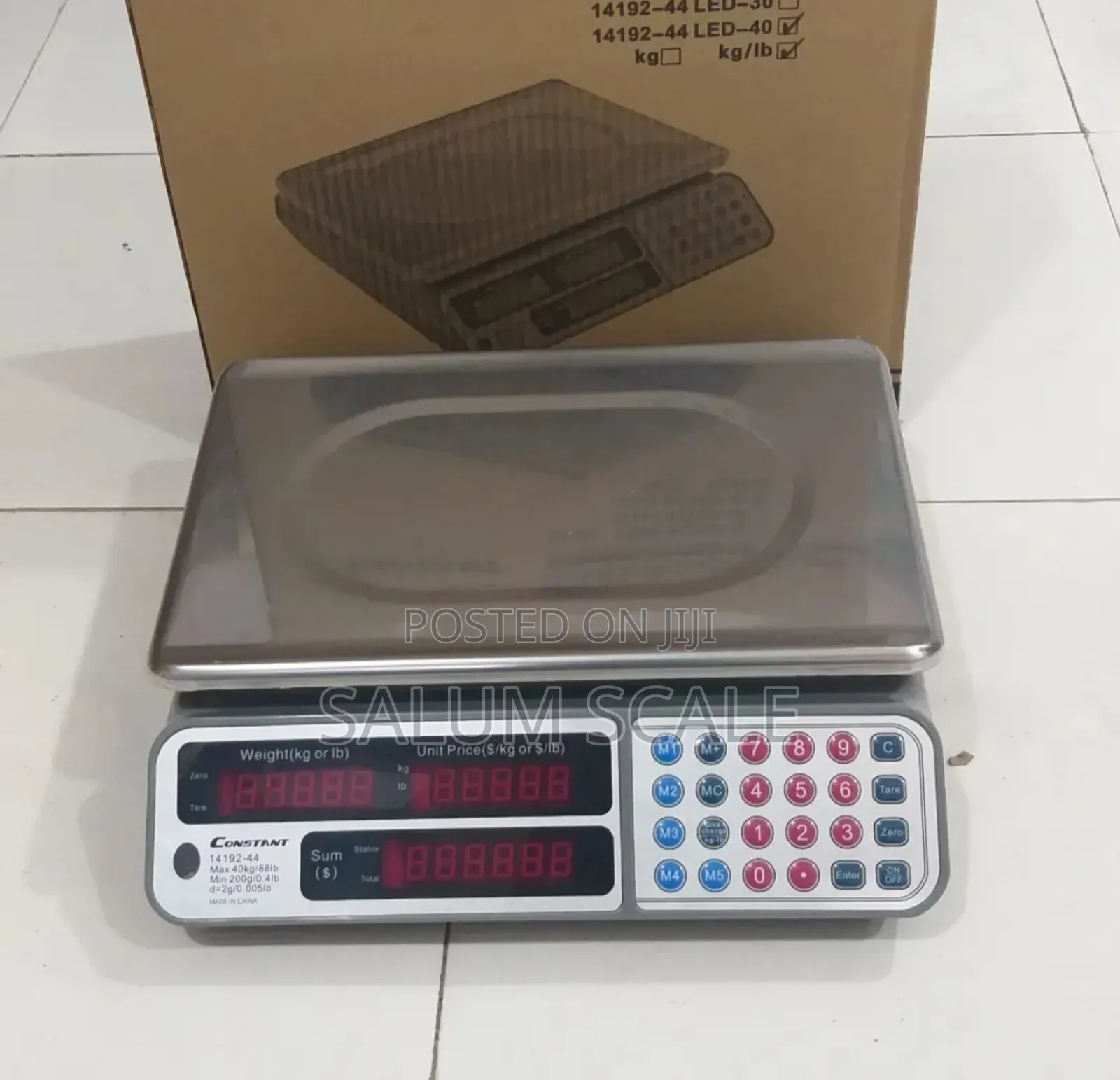 Digital Price Computing Scale 40kg Original