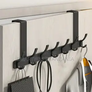Over the Door Hooks, 7 Hooks Heavy Duty Door Hanger